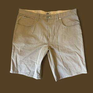 Vans Men's Khaki Flat Front Shorts
